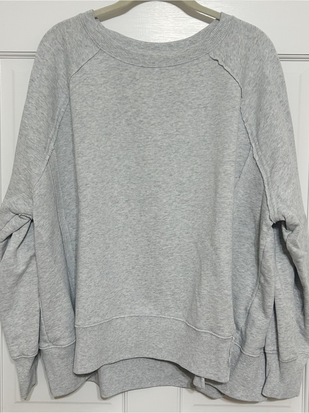 aerie Light Gray Crewneck Sweatshirt